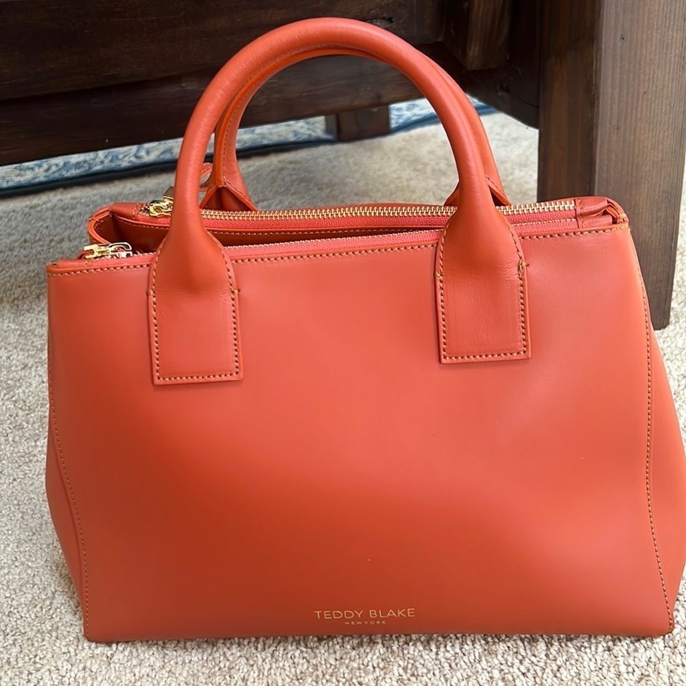 Teddy Blake New York Bella smooth leather satchel.